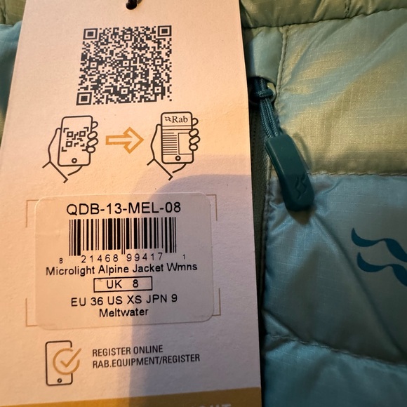 Puffer coat Rab NEW - Picture 5 of 7